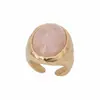 Collar rosa con diseño de cristal y patrón de hierba curva para mujer, pendientes modelo nuevo 2026, diseño de nicho de lujo ligero, anillo de alta gama