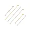 Hebilla de Resorte Multimodelo Transfronteriza Cadena de Extensión Ajustable Conexión de Pulsera y Collar Cadena de Cola para Joyería Cobre