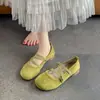 Zapatos planos Mary Jane de punta redonda con doble tira para mujer, nueva colección otoño 2026, punta poco profunda, tacón bajo, estilo delicado, suela suave retro