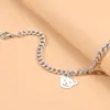 Pulseira de Urso Geométrico Fofo Estilo Hip-Hop Ins Coreano Frio Cool Doce Feminino Elegante Moda Tendência