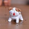 Animal ganancioso micro paisagem diy bonsai pequenos ornamentos gato e cachorro de papelão animal de resina fofo acessórios de jardinagem