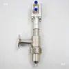Cabezal de llenado a prueba de goteo y fugas Portabrocas cabeza recta Accesorios para máquina llenadora neumática Boquilla de descarga de acero inoxidable 304 Fabricante