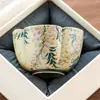 Taza de Té Sueño de Glicina del Fabricante, Taza Personal de Cerámica Pintada a Mano, Taza de Té para el Hogar, Taza Individual