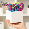 Cesta de Almacenamiento BNBS con Múltiples Compartimentos para Tijeras para Manualidades Preescolares, Caja de Almacenamiento Portátil para Clasificar Cúter y Pinceles