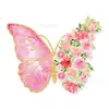 Zc110 Caminho de Mesa Flor Borboleta Toalha de Mesa Festa Festival Tema Casa Sala de Estar Jogo Americano Decorativo de Primavera