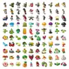 1000 Plantas vs. Adesivos de grafite de desenhos animados de zumbis para decoração transfronteiriça de malas e adesivos infantis atacado