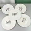 Pratos e Louças de Cerâmica de Gatinho Fofo Desenho Animado Tigela de Arroz Tigela de Sopa Tigela de Macarrão Prato de Frutas Prato de Legumes Prato Grande para Frango Frito