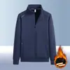 Conjunto esportivo masculino com cardigã, algodão grosso respirável para outono e inverno, corte solto, tamanhos grandes, moletom casual
