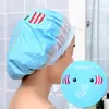 Touca de Banho Impermeável de Desenho Animado para Homens e Mulheres, Touca de Banho de PVC, Touca de Cozinha, Touca de Banho, Touca para Máscara Capilar, Touca Especial para Venda por Atacado