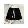 Shorts Esportivos Rosa Casual Americano Verão Finos Calças Esportivas de Verão Femininas Tendência ins Verão Largos