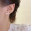 Aretes de Aguja de Plata S999 con Perlas de Agua Dulce de Luz Fuerte para Mujer Nuevos Aretes de Lujo Accesible de Moda Aretes Pequeños y Elegantes