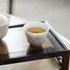 Taza Maestra de Cerámica Arita-Yaki Pintada a Mano con Gradiente Morado y Rosa Set de Té Kung Fu Taza de Té para el Hogar Taza de Té