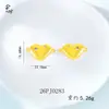 Colgante de mariposa y calabaza estilo antiguo chapado en oro, simple, de moda, incrustado con diamantes, para hacer tú mismo, lindo, tridimensional, accesorios de joyería de marca de moda, venta al por mayor