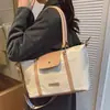 Bolso Grande Simple Estilo Coreano para Viajes Diarios para Mujer 2025 Nuevo Otoño de Gama Alta Ligero de Gran Capacidad Bolso Bandolera Bolso de Hombro Tote