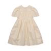 Jinrui 2026 Verano Lou Vestidos para Niñas Manga Corta Algodón Lavado Algodón Tencel Colección 1 de Vestidos Estampados para Niñas