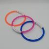 Collar luminoso led para mascotas tubo de fibra óptica resorte de carga anillo para perro de primavera y verano se puede cortar collar recargable al por mayor