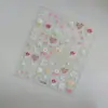 Novos Adesivos de Unha com Estampa de Coração e Concha Pequena Margarida Fita Adesivos de Unha DIY Adesivos para Capa de Celular