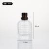 Stock Listo Botella de Vidrio Transparente Botella de Spray para Perfume con Forma de Piña Botella Cosmética Recargable Botella Vacía Portátil