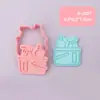 Herramientas de Limpieza, Moldes para Galletas, Lavadora, Plancha, Molde de Presión de Simulación de Plástico, Herramienta para Dar Forma a Panecillos de Repostería