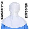 Touca Xale para Alimentos Touca para Alimentos Touca de Trabalho para Fábrica de Alimentos Azul e Branco Touca de Proteção contra Poeira Touca de Trabalho para Oficina de Fábrica