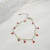 Joyería Yongge Estilo Étnico Europeo y Americano Transfronterizo Cadena de Tobillo de Moda para el Pie con Pedrería Múltiples Capas Apilables Accesorio para el Pie