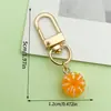 Llavero de corazón de hongo rojo y corazón de rosa transfronterizo para bolso de mujer colgante mejor amiga pequeño regalo