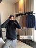 Baishiwang Suéter de malha 100% lã de ovelha integrado sem costura feminino outono e inverno deformação dura pit gola alta base camisa
