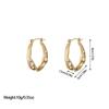 Acero Inoxidable Moda Europea y Americana Retro Francés Simple Personalizado Aretes Alienígenas Aretes de Perlas para Mujer Accesorios