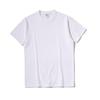 Camiseta de Algodão Puro de Manga Curta para Homens, Estilo Básico Retro Casual para o Dia a Dia, Camiseta Branca Lisa Solta, Corte Solto
