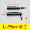 Manija Plegable Bisagra Acero al Carbono Cromado Manija Teléfono Móvil Cama Giratorio Volante Núcleo Pasante Manija de Hierro M8/M10
