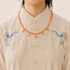All-match antigo estilo colar de estilo antigo da menina traje Hanfu colar de pérolas Tang estilo colarinho de fadas