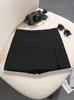 Saia Calça de Lã Cintura Baixa com Fenda Design Feminino de Inverno Visual Emagrecedor Anti-Exposição Camada Dupla Saia Evasê Atacado 9766