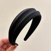 Diadema Coreana de Color Puro para Mujer de Ala Ancha para Primavera y Verano Estilo Pequeño Fragante Versátil Joyería Diadema Pasador para el Cabello