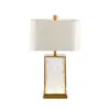 Lâmpada de Mesa de Vidro Criativa Minimalista Moderna Luxo Leve Designer Sala de Estar Modelo Americano Quarto de Hotel Abajur de Mesa de Cabeceira