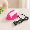 Mini ferro de padrão europeu pequeno para trabalhos com miçangas, transferências de calor artesanais, ferro de passar elétrico padrão EUA transfronteiriço para passar strass, apliques de tecido e trabalhos com miçangas por transferência de calor