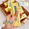 Pan de Barra de Mantequilla Ultrasuave Mismo Estilo que Celebridad de Internet, Bollo Popular Juguete para Aliviar el Estrés, Juguete de Estrujar de Rebote Lento