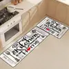 Alfombrillas de Cocina de Tira Larga Más Vendidas Juego de Dos Piezas Terciopelo de Cristal Resistentes a Manchas Antideslizantes para Platos y Tazas Anticaídas Transfronterizo