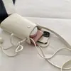 Bolso de Cubo Nuevo y Elegante para Mujer, Bolso de Hombro de Moda Personalizado, Bolso Cruzado Sencillo de Color Sólido para el Día a Día