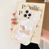 Funda de Teléfono Móvil Estilo Nuevo con Diseño de Cachorro Lindo Floral para iPhone15promax Orejas de Gato Lindas para Huawei Apple 14Pro