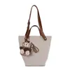 Bolso cubo de nicho de gran capacidad con un toque de alta gama, bolso versátil para llevar debajo del brazo, bolso de hombro tipo cubo vintage para el día a día 2026