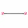 Pendientes Largos de Barra de Venta Caliente Transfronterizos, Piercings Industriales Dobles para Hélice, Studs para Cartílago del Oído, Puente de Oreja, Barra Wholesale, Joyería de Acero Inoxidable para Piercing