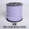 Cuerda de Piel de Ciervo de 3 mm Cuerda de Cuero Doble Cara Coreana Cuerda de Terciopelo Correa de Correa de Piel de Vaca Cuerda de Gamuza Caja de Regalo Cuerda de Terciopelo Decorativa