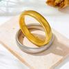 Pulsera Brazalete Europeo y Americano Transfronterizo Elástico Exagerado de Acero Inoxidable para Mujer Pulsera de Moda a Rayas de Lujo Ligero Collar para Mujer