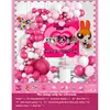 Ins Juego de Globos para Decoración de Cumpleaños Niños Niñas Fiesta de Cumpleaños de Bebé Accesorios para Disfrazar Escena
