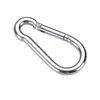 Mosquetón de Hierro para Exteriores de 4 mm, 5 mm, 6 mm, 8 mm, Hebilla de Resorte, Equipo Deportivo, Gancho de Conexión para Iluminación, Hebilla de Conexión Rápida