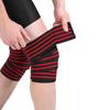 Agachamento para levantamento de peso elástico elástico cinta bandagem joelheiras longas panturrilha fitness equipamento de proteção joelheiras para esportes de equitação