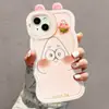 Lanyard de Muñeco Bob Esponja Adecuado para Funda de Teléfono Apple 17Pm iPhone 15 Dibujo Animado Lindo 16 Soporte Dual 18