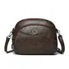 Bolso pequeño redondo transfronterizo, nueva moda 2024, bolso para madres de mediana edad, bolso cruzado de hombro para mujer, bolso para teléfono móvil de moda coreana que combina con todo.