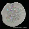 Flor de Hibisco Iridiscente de 29 mm Hecha a Mano Accesorios para Joyería DIY Tendencia Suministro para Transmisiones en Vivo de Tiktok Venta al por Mayor en Stock