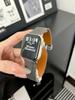 Adecuado para iwatchs10/9 correa de cuero con patrón de lichi AppleWatch8/7 otoño e invierno muñequera magnética de alta calidad
